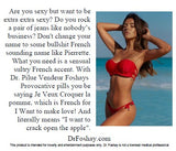 SEXF2	Sexy Accent Female