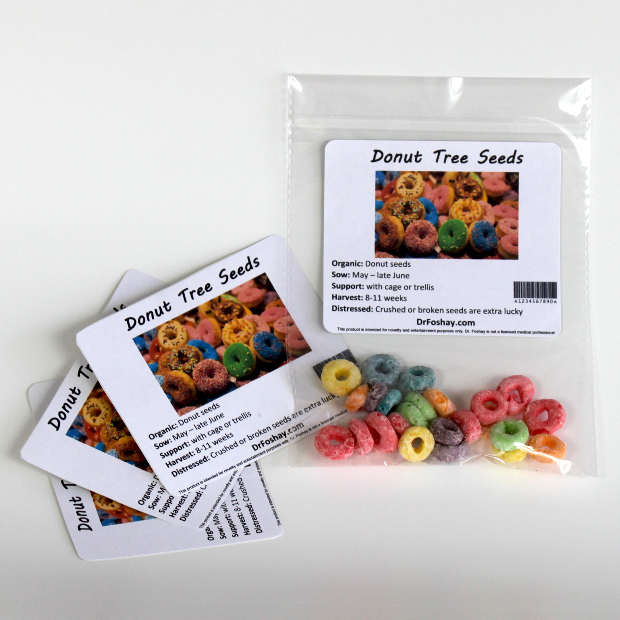 planting donut seeds Donut Tree Seeds – Funny Prank Gag Gift for Kids & Adults – DrFoshay.com