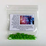 Approximately 45 Gourmet Jelly Beans Our jelly beans are bursting with pure goodness All our candies are gluten-free, peanut-free, dairy-free, fat-free and vegetarian-friendly Natural and artificially flavored Certified Kosher Due to availability, product may vary in color and flavor from pictured Custom crafted label 3-1/3” x 4” in a 5” x 7” bag Made in America Free shipping! 